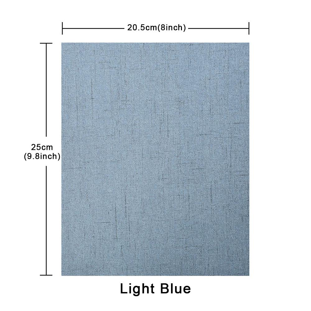 8 x 9.8in 10 Colors Repair Self Adhesive Imitate Linen Type Patches For Schoolbag Cloth Bag Cushion Faux Linenette Sticker Patch