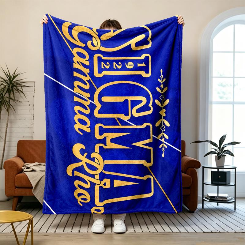 Sigma Gamma Rho Soft and comfortable flannel Suitable for sofas living rooms outdoor camping travel and also makes a great anniversary gif
