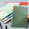 A4/A6 Durable Plastic Binder Dividers: Clear, Tear-Resistant, Ideal for Students & Office Use