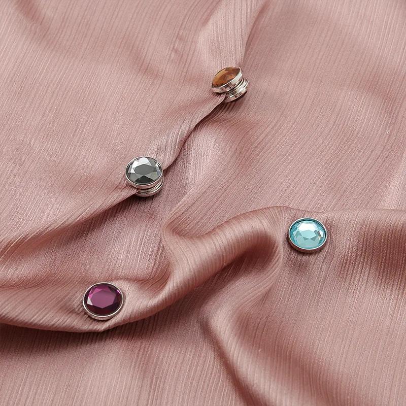 Nuova Moda Forte Magnete Spilla Magnetica per Donne Fibbia per Sciarpa Clip per Hijab Accessorio di Lusso Senza Fori Clip per Sciarpa