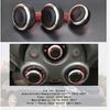 Panel Turning Switch Knob Buttons For Nissan Versa 3Pcs Heater A/C Control Knob