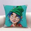 GGorillaz Band  Doublesided print Pillow Case for Sofa Living Room Home office Decor Protective Cover