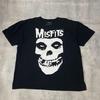 Misfits Misfits T-shirt Band T-shirt Black Oversized