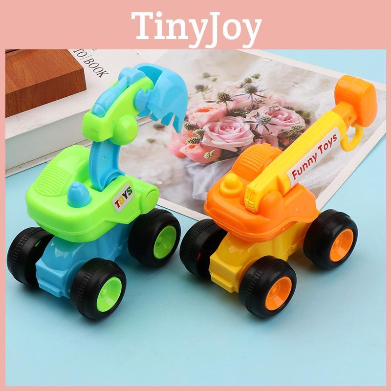 Engineering Vehicle Toy Set With Sliding Function For Boys And Girls