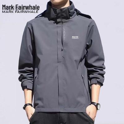 Mark Fairwhale Men's Casual Windbreaker Jacket