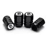 4pcs Aluminum Alloy Car Wheel Tire Valve Caps Tyre Rim Stem Covers Dustproof Tire Cap For Honda Toyota Seat VW Ford Accessories BT1
