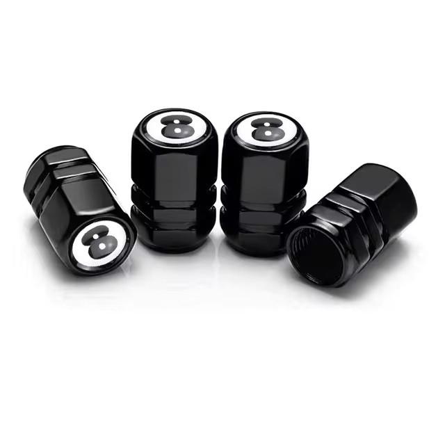 4pcs Aluminum Alloy Car Wheel Tire Valve Caps Tyre Rim Stem Covers Dustproof Tire Cap For Honda Toyota Seat VW Ford Accessories BT1