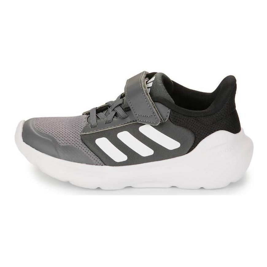 Adidas Tensaur Run 3.0 Lightweight Comfortable Slip-Resistant Durable Low-Top Running Shoes Kids Sneakers Black White IE5986