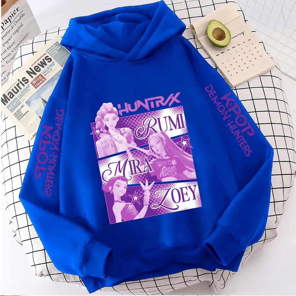 Hoodies Modische Cartoon-bedruckte Sweatshirts Pullover Niedliche langärmlige Mädchen-Cartoon-Hoodies Sportbekleidung