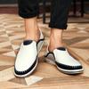 Summer Breathable Antiskid Men Leather Casual Shoes Luxury Brand Genuine Leather Loafers Handmade Soft Moccasins Driving Shoes