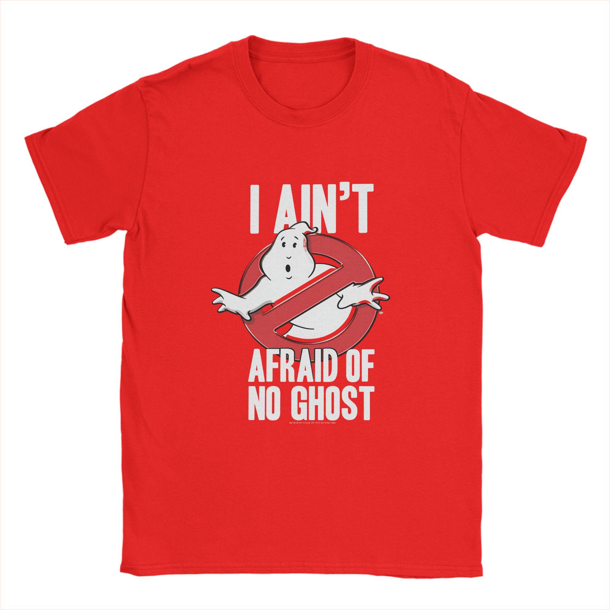 

Ghostbusters I Aint Afraid Of No Ghost TShirt Summer For Unisexs Harajuku Casual Tee Shirt Short Sleeves Vintage Tops S