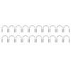 20Pcs UShaped Bolt Set 304 Stainless Steel M6x33 Machinery Parts Hardware Tools