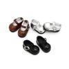 British Style Shoes Boots with Black Buckles Retro Dress Up Footwear  for 1/6 BJD Dolls