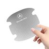 4Pcs Carbon Fiber Car Door Handle Protection Emblem Sticker For Mercedes Benz AMG W212 W205 W246 W177 W176 W213 GLC GLE GLS ML Welcome Laser