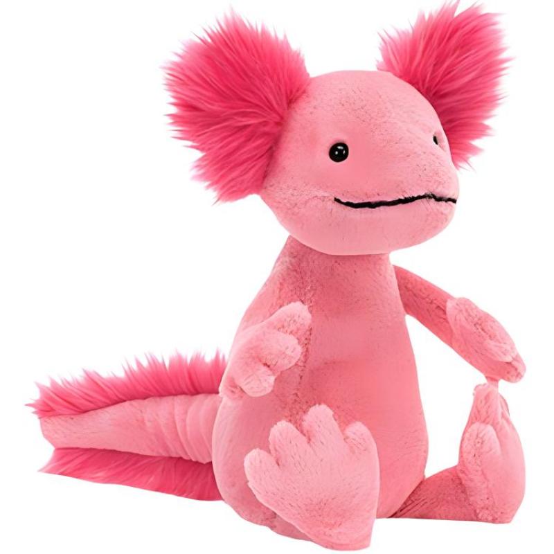 

JELLYCAT Amphibious & Crawling Series Alice Mercy Blunt Mouth Axolotl Doll Plush Doll 17cm/27cm Height