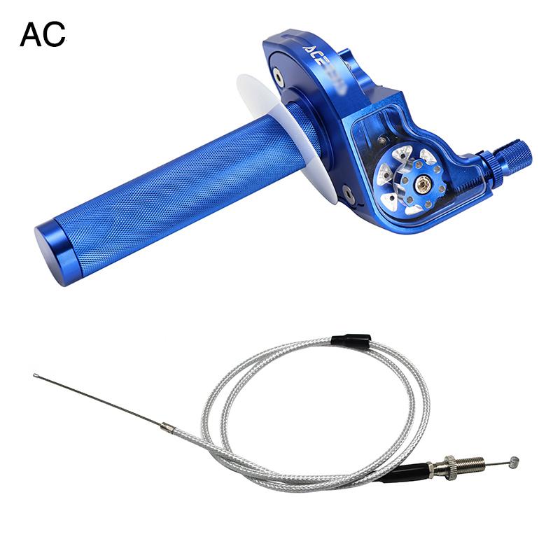 ZSDTRP 22mm Universal CNC Aluminum Accelerator Throttle Twist Grips Handlebars For Motorcycle Moped Scooter Bike M10*1.5
