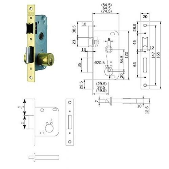 Mottura 49352 Serrure Mottura 49352 Serrure
