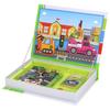 Puzzle Book Magnetic Magnets Puzzle Vehicles Cars Transport 77 pcs.