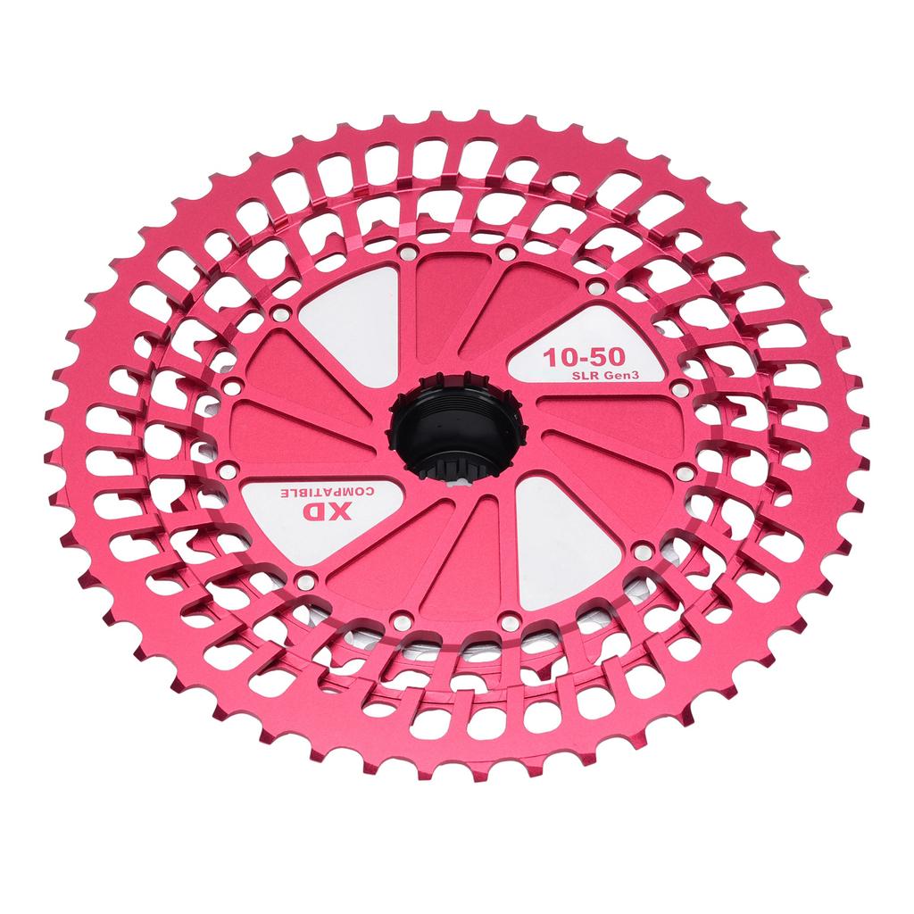 Bike Cassette   Light 10 to 50T 12 Speed CNC Hollow   Cassette Flywheel Replacement for XD Freehub