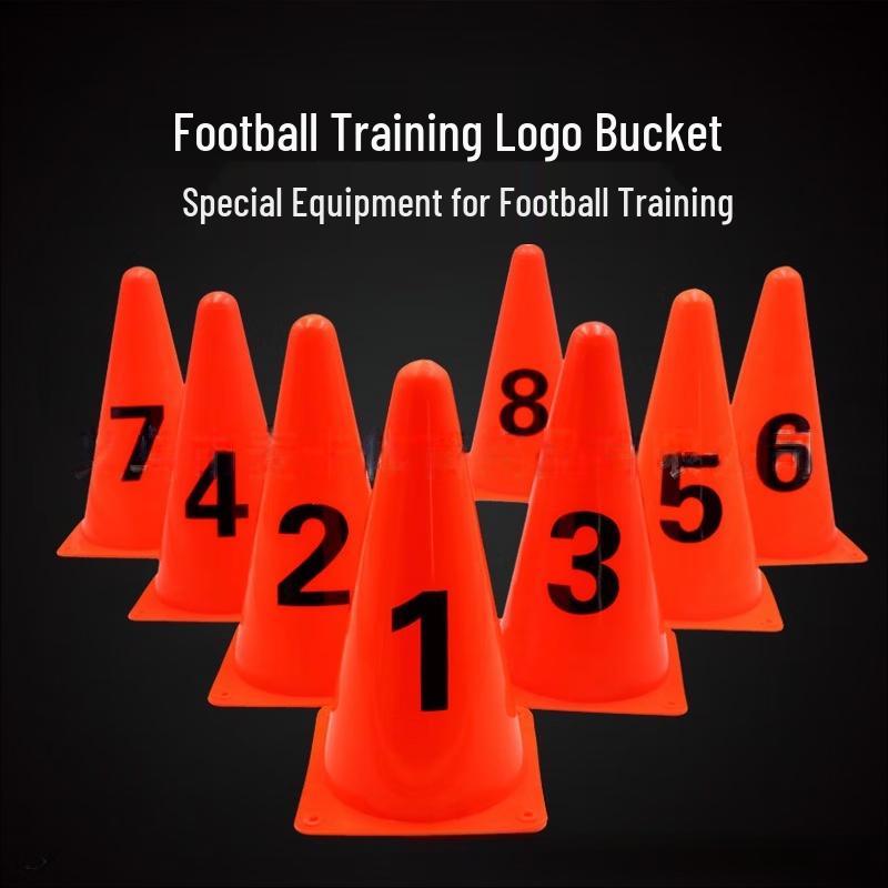 YTYIN Soccer Training Numbered Marker Cone Set