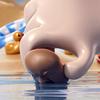 Funny Tea Pet Yawning Person Avatar Plastic Ugly Tea Pet Squirting Toy Boy Girl Stress Relief Toy Tea Set Tea Table Decoration