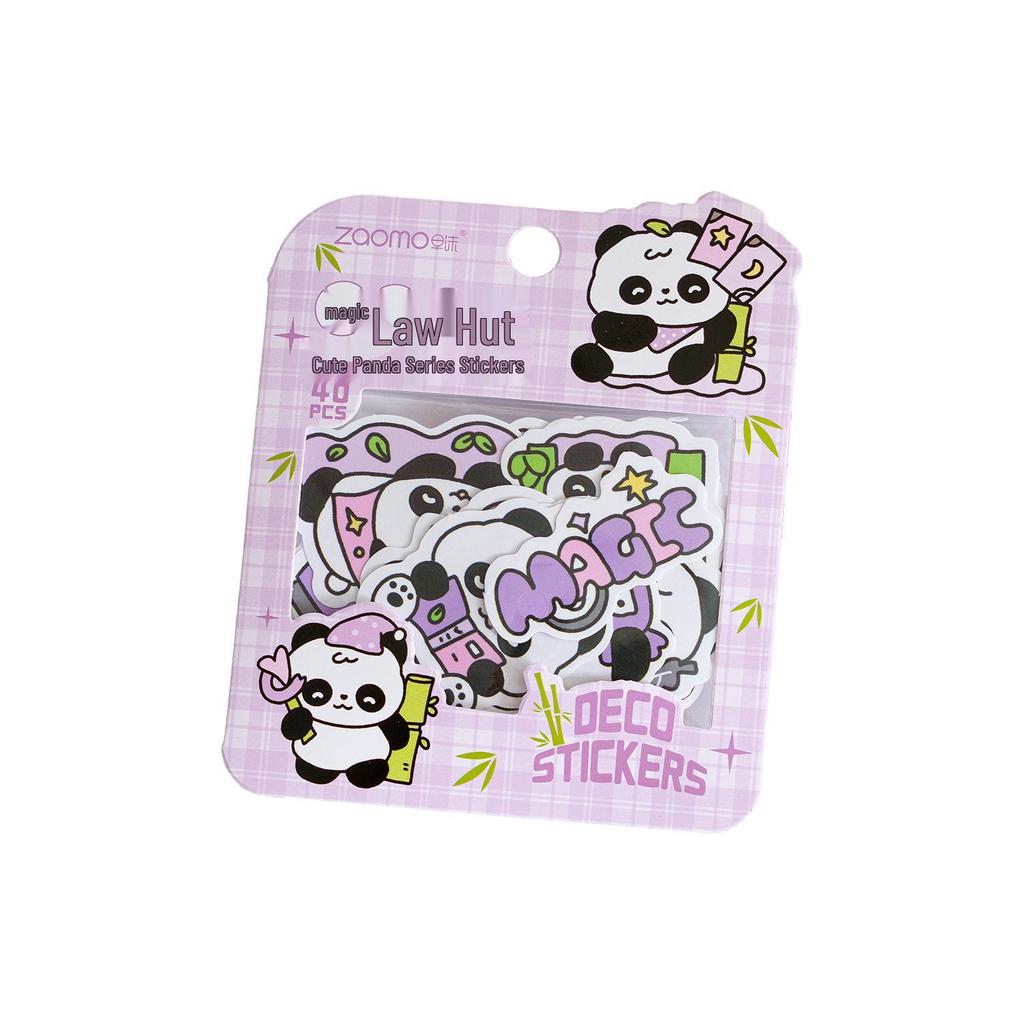 Cute Panda Series Sticker Pack: Adorable Animals for Journals & DIY Crafts