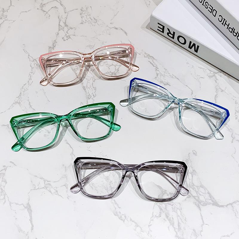 Large Frame European & American Anti-Blue Light Fashion Reading Glasses for Women