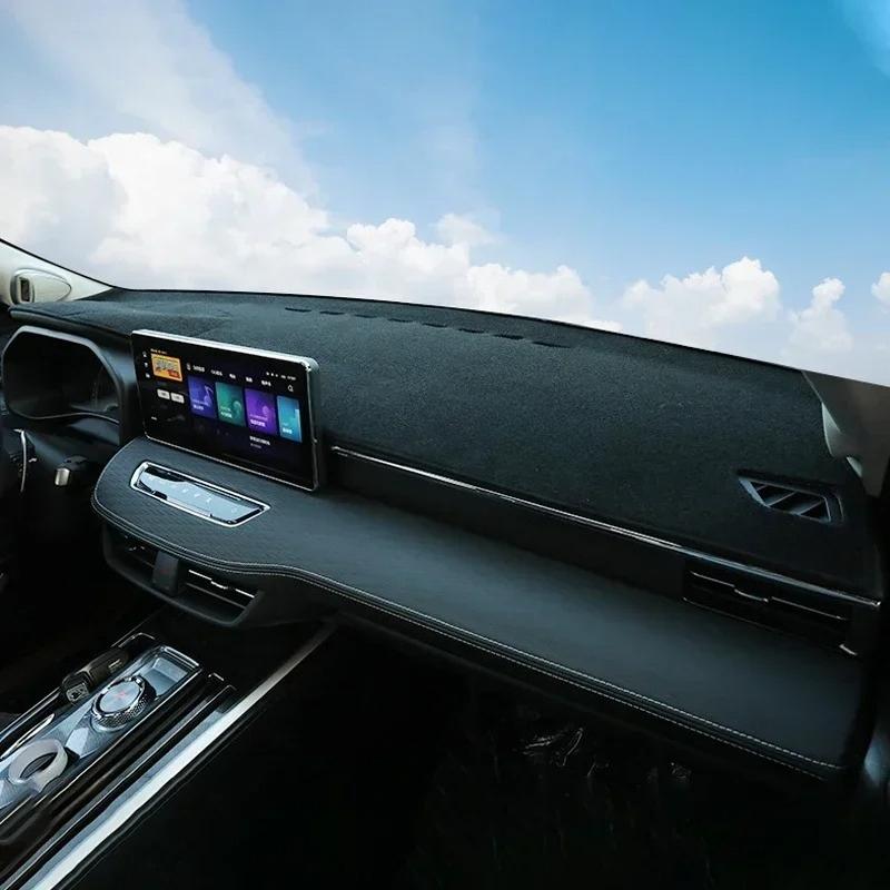 Car Dashboard Sun Shade Mat trument Desk Cover Non-slip Pad For Haval Jolion Car LHD RHD Accessories