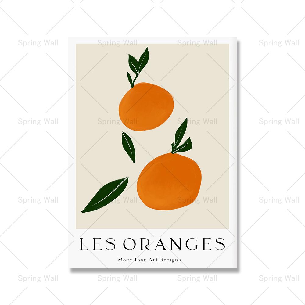 

Постер в скандинавском стиле со свежими лимонами и апельсинами, холст, картина с фруктами, настенные художественные фотографии для гостиной, скандинавский современный домашний декор 21x30cm No Framed