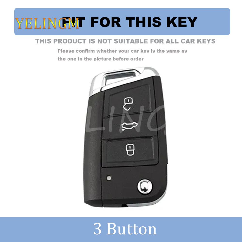 Leather Tpu For Vw Volkswagen Golf 7 Mk7 Tiguan Mk2 Seat Ateca Leon Fr 2 Ibiza For Skoda Octavia A7 Car Key Case Protection Bag