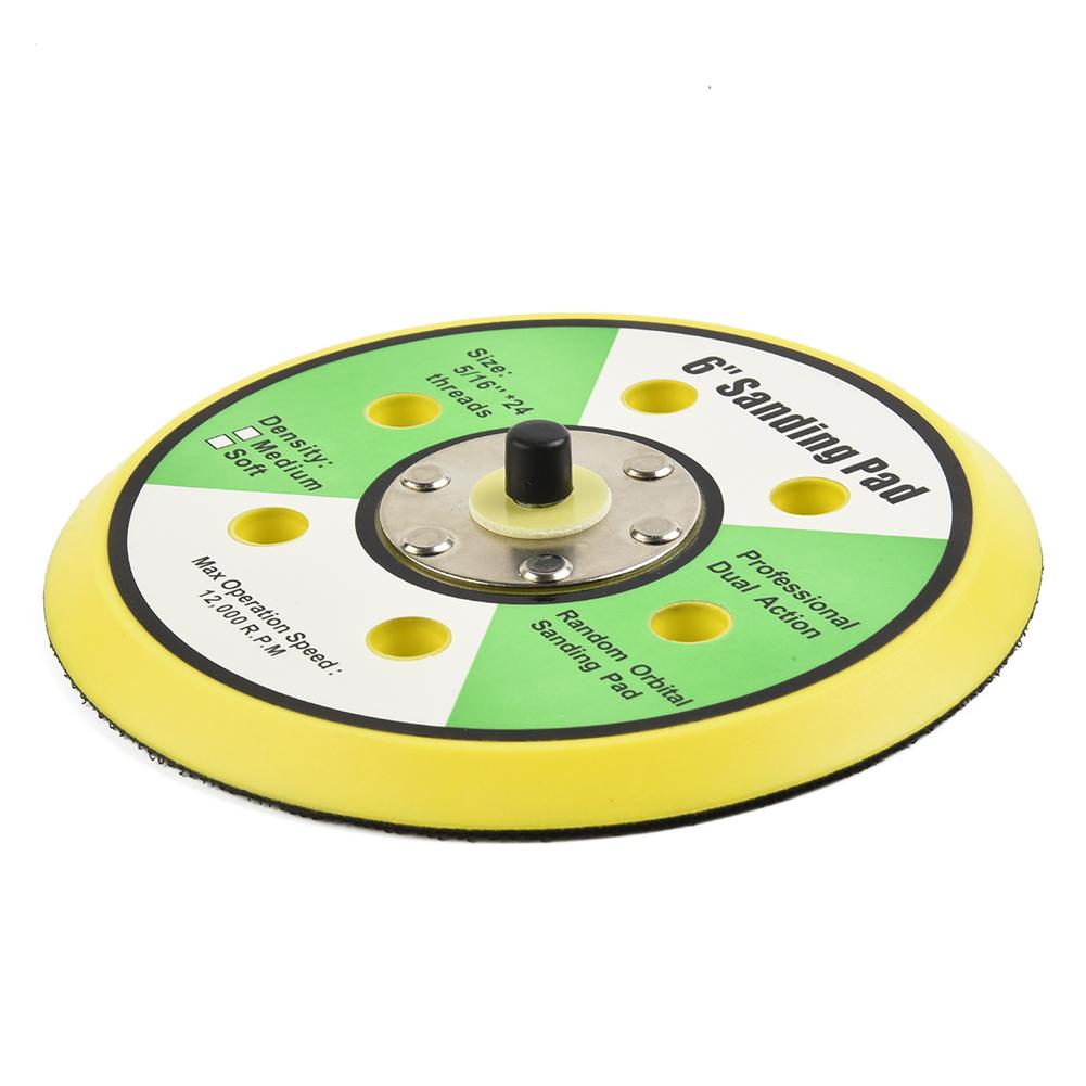 

New Practical SANDING PAD Car Parts 6\\\ Woodworking Grinder Metal Finishing Polyurethane 5/16-24 Male Thread China Mainland