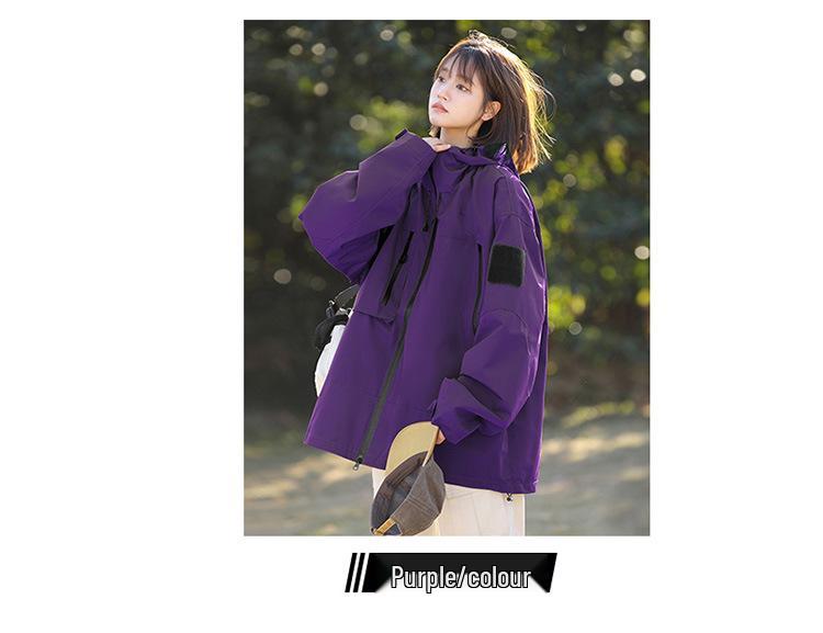 Women's Waterproof Windproof Jacket - Spring/Autumn Casual Fashion, Breathable, Loose Fit