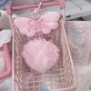 Plush Wing Phone Lanyard Lovely Bear Phone Chain Handmade Bowknot Keychain Backpack Pendant Camera Bag Accessory