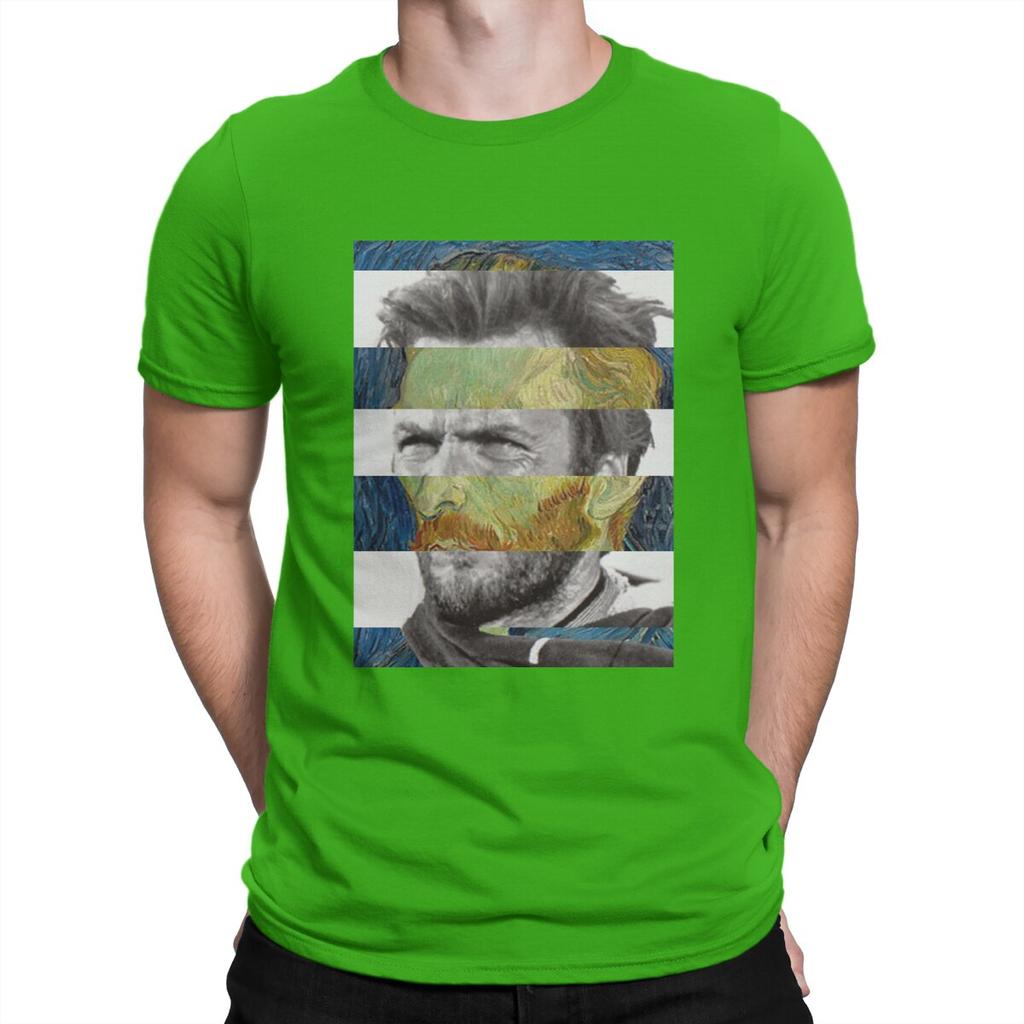 Vincent Van Gogh Post-Impressionist Painter Man TShirt Self Portrait Clint Eastwood Individuality T Shirt Original New Trend
