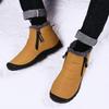 Unisex Waterproof Snow Boots - Men's Side-Zip High-Top Winter Casual Cotton Shoes Women's Style