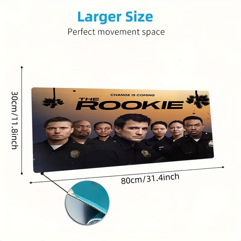 Noob Old Man Mouse Pad, Large Gaming Desk Mat, Non-slip XXL Mousepad for Laptop & Tablet, Mini PC Playmat with Stitched Edges