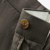 Judger Men's 100% Linen Straight Casual Trousers