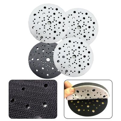 1Pcs 6In 150mm 70 Holes Soft Sponge Interface Pad Sanding Pads Backing Plate For Sander Polishing Disc Grinding Buffer Pad
