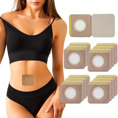 50pcs Replacement Disposable Castor Oil Pack Self-Adhesive Seepage Resistant Castor Oil Wraps Universal Adhesive Navel Stickers