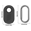 Silicone Case Shockproof Protective Case with Keychain Washable Soft Protective Sleeve Skin Cover for Samsung Galaxy SmartTag2