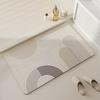 Bathroom absorbent diatom mud toilet  doormat toilet toilet floor mat toilet carpet