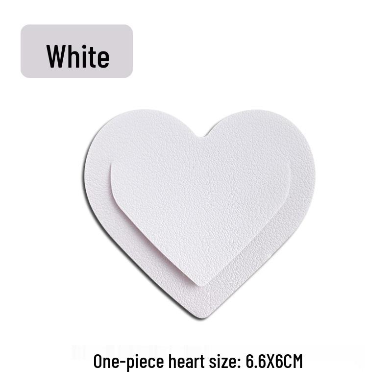 Customizable Heart-Shaped Leather Bookmark with PU Leather and Logo Personalization