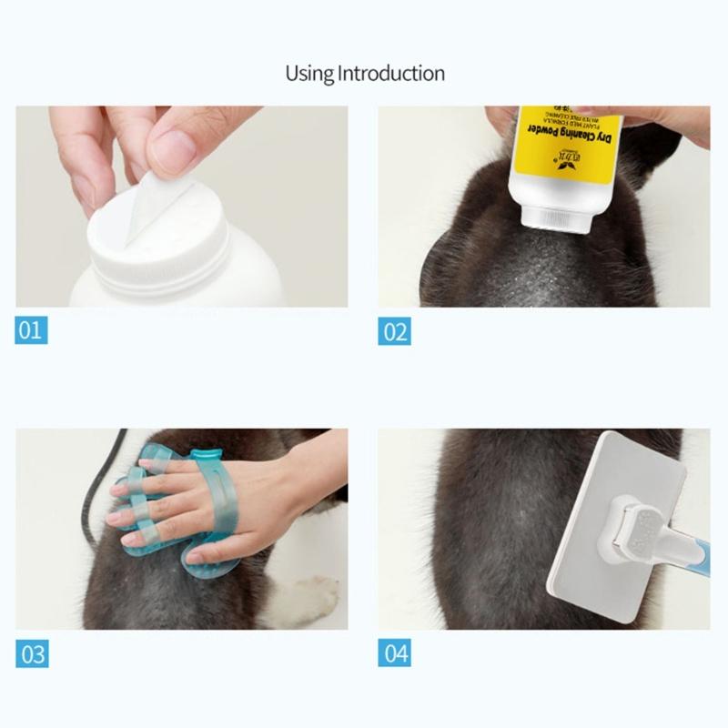 Waterless Dog Cat Shampoo & Pet Deodorizer Itch Relief No Rinsing Necessary Dog Shampoo for Dry Itchy Skin No Rinsing