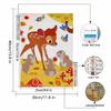 5D Diy Diamond Painting A Path and Three Rabbits Full Drill Rhinestones Mosaic Embroidery Handmade Products Home Decor Gift