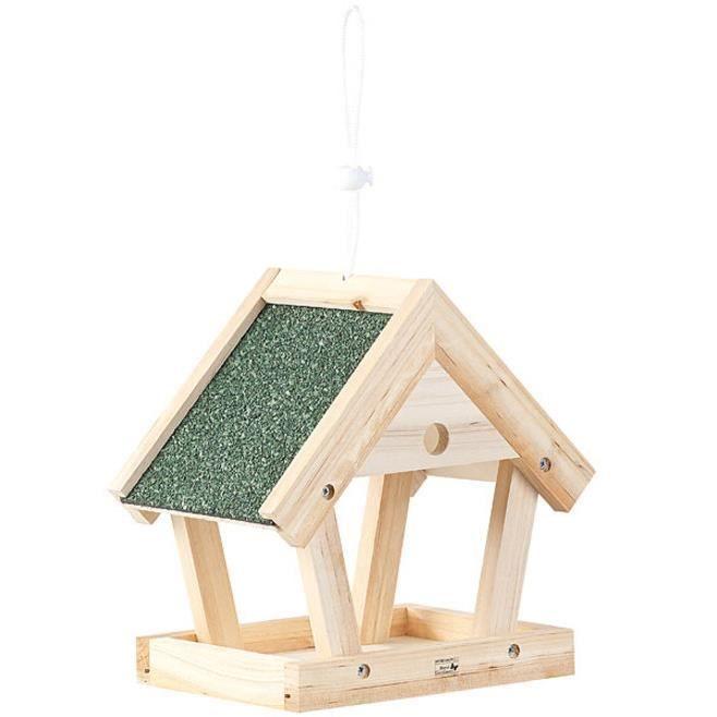 Mangeoire À Oiseaux - Royal Gardineer - Kit De Construction 13 Pièces - Bois - Extérieur - Marron