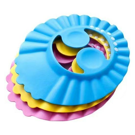 Verstellbare Kinder-Bade- und Shampoo-Kappe - Baby- und Kleinkind-Duschhaube für Mutter-Kind-Anwendung