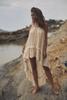 Bina - Boho beige Maxikleid EINHEITSGRÖSSE