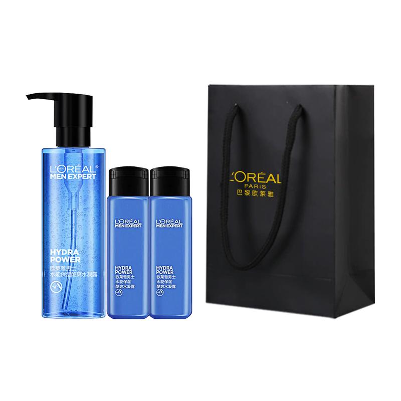 Loreal Paris Hydro Men s Hydro Moisturizing Aftershave Repair + LOreal Mens Water Gel Set-Water Gel 120ml50ml2