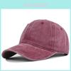 Classic Round Top Cotton Baseball Cap Adjustable Sunshade Casual Hat In Black