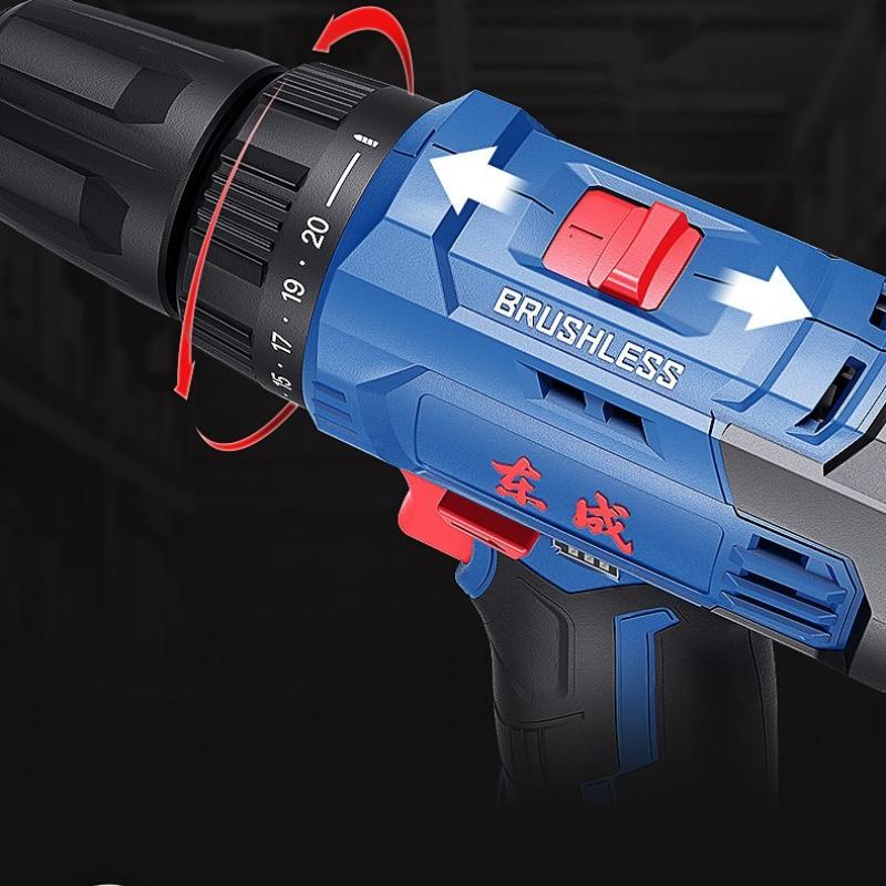 Dongcheng Hand Electric Drill Charging Drill DCJZ23-10 Two-speed 12V Lithium Electric Drill Driver Electric Screwdriver Stepless Change